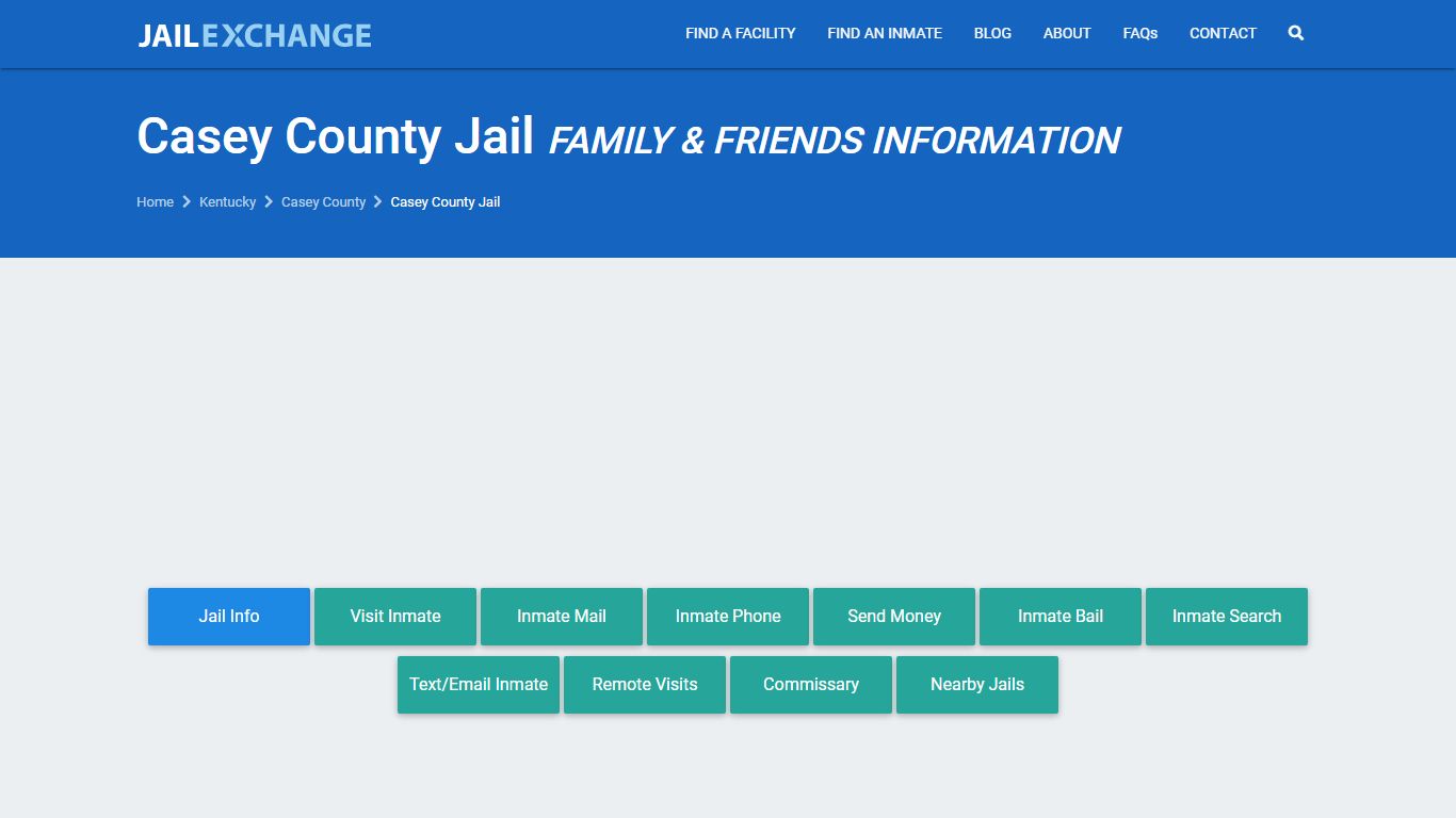 Casey County Jail KY | Booking, Visiting, Calls, Phone